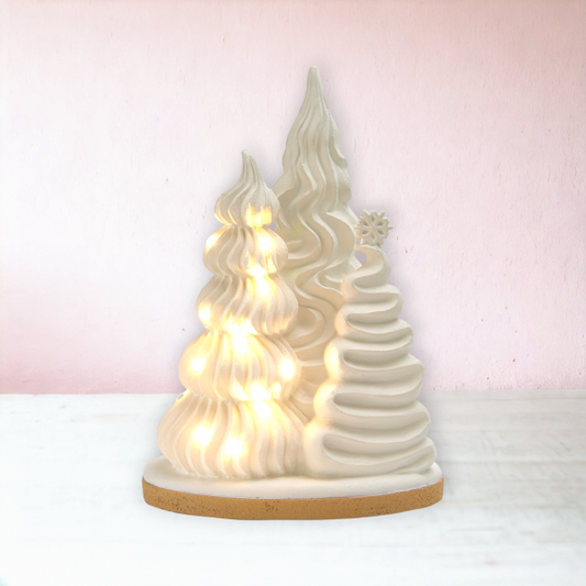 LED Frosting Trees 11in/28cm (29-29620)