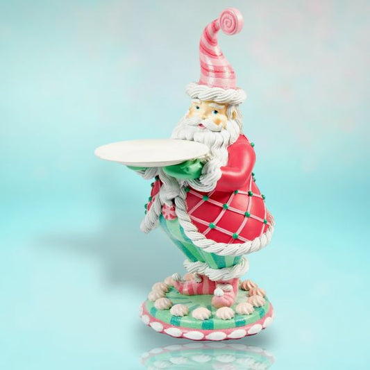 Candy Santa w/Serving Plate 30in/76cm (29-29622)