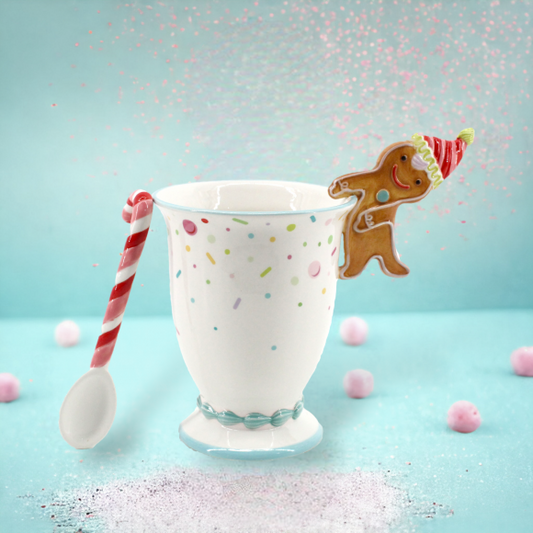Hot Cocoa Cup w/Gingerbread Man (29-29748)