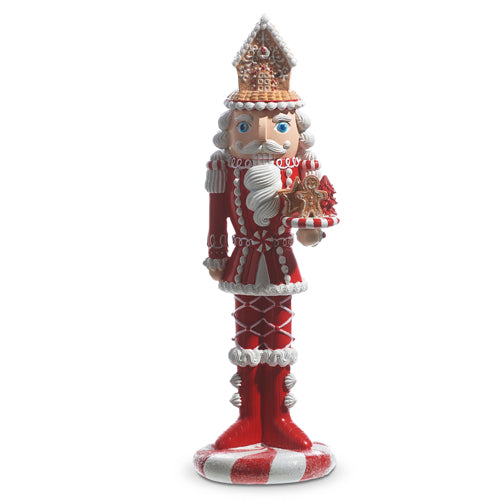 Red Nutcracker with Gingerbread 17.5" (4310254)