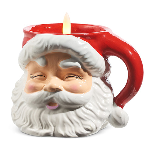 *RAZ Exclusive* Santa Candle 5" (4319189) - Battery operated