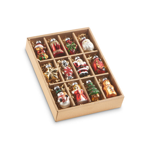 Box of Vintage Traditional Christmas Ornaments 2" (4320851)