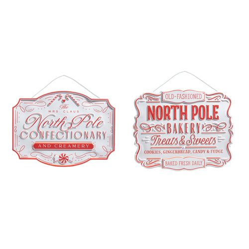 12" North Pole Confectionary and Bakery Ornament 2 Assortments (4359031)