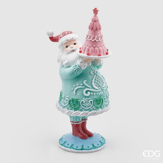 Mr Claus Gingerbread - Blue with Pink Details