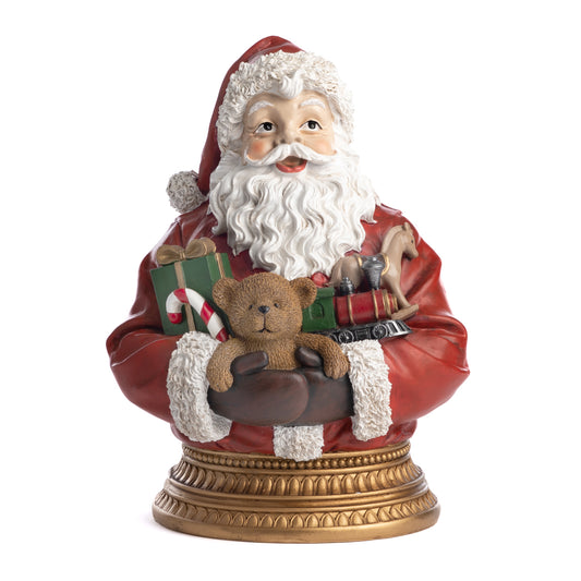 Santa Bust w/Toys 28.5cm