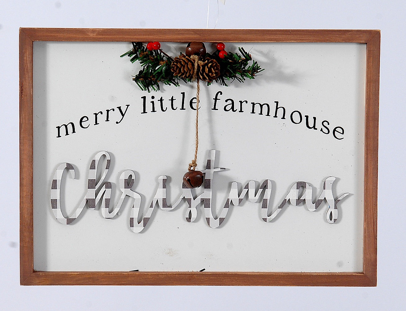 Merry Little Farmhouse Sign 33cm (10341)