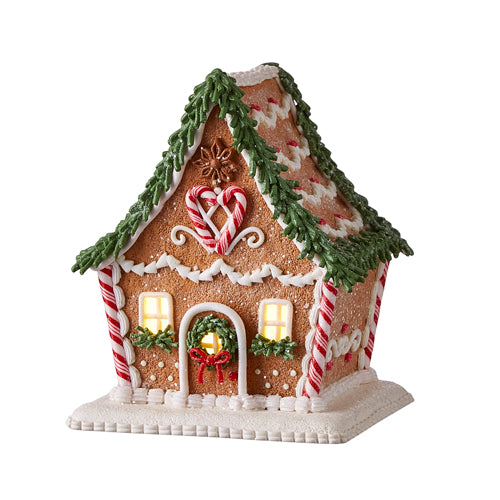 6.5" Gingerbread Lighted House (4116428)
