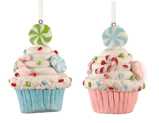 Claydough Candy Ice Cream Ornaments 10cm 2 Assortments (99710)