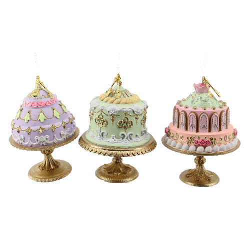Spring Cakes Ornaments 5" (13cm) - 3 Assortments
