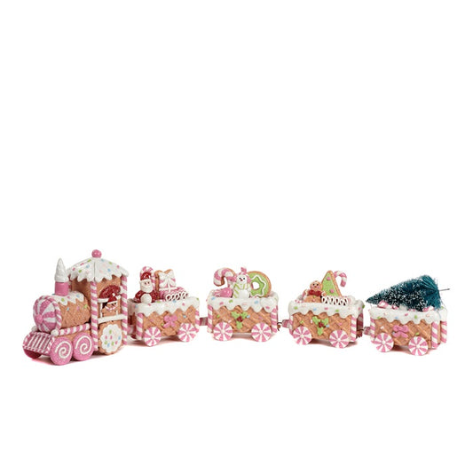 Pink Candy Gingerbread Train 56.50cm (KL 60214)