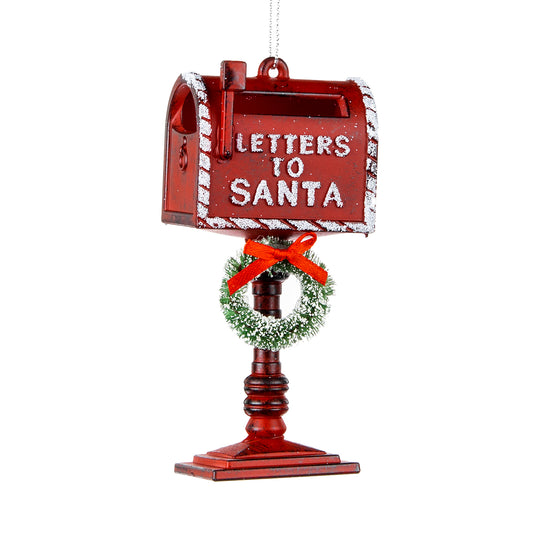 Santa Christmas Mail Box 12cm