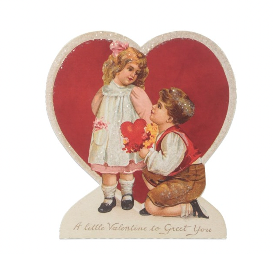 RL9786 - Vintage Valentine Children Dummy Board 2A 7" (18cm) - 1 Piece