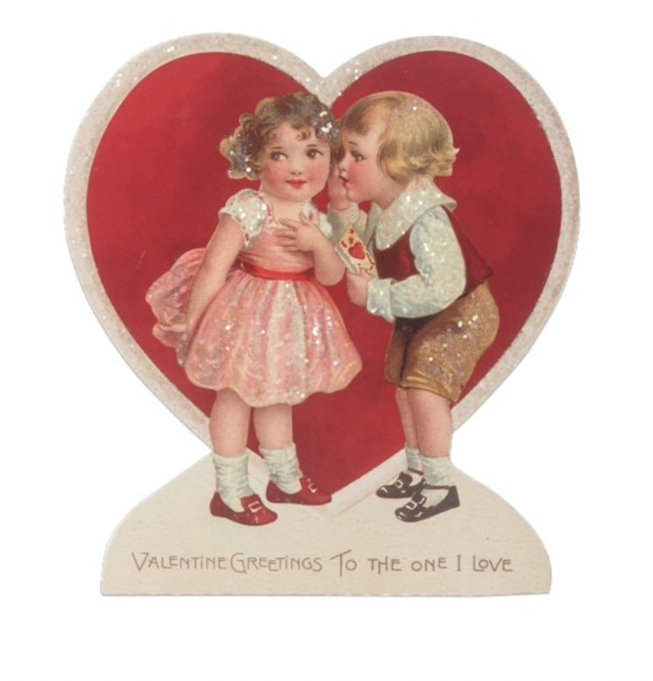 RL9786 - Vintage Valentine Children Dummy Board 2A 7" (18cm) - 1 Piece