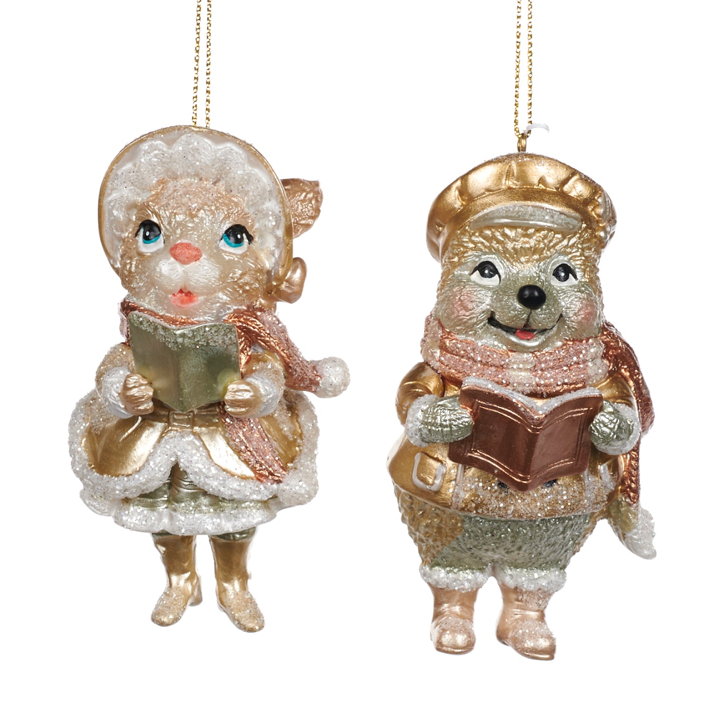 Choir Chipmunk Hanging Ornament 9cm (TR 22446)