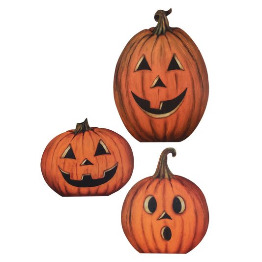 Bethany Lowe Pumpkin Patch Dummy Board Set of 3 (7783481049336)