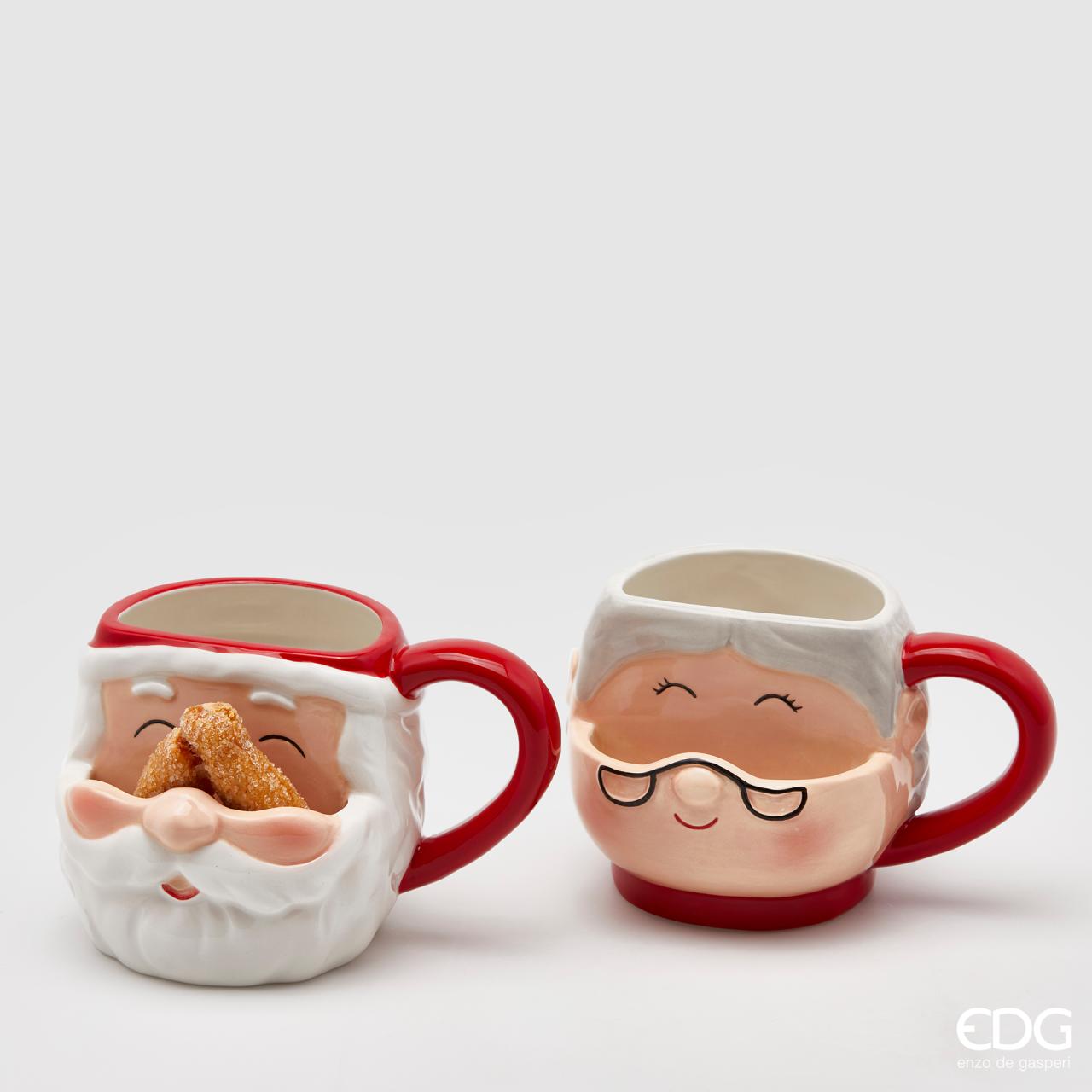 Mr & Mrs Claus Mug with Cookie Pocket - 2 Assortments
